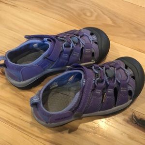 Keen purple kids shoes- size 1 girls